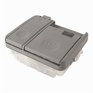 Komplet sæbeautomat i opvaskemaskine fra Point, Vestfrost og andre mærker.